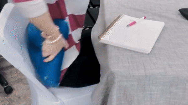 Inflatable Travel Back Support Pillow