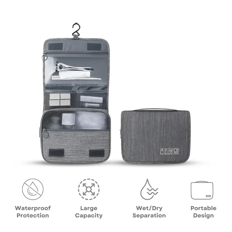 Hanging Toiletry Bag – Waterproof & Compact Design