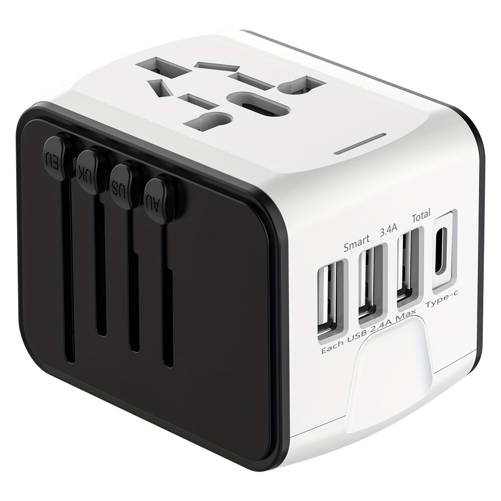 Universal Travel Adapter – Compact & Multi-Port