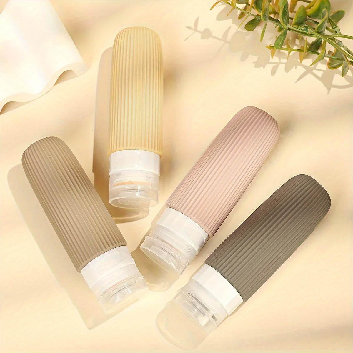 Travel Toiletries Bottles – Leakproof 4-Pack