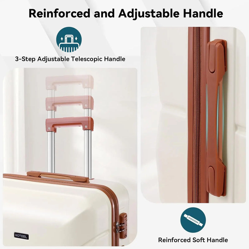 TSA Lock Travel 3 Piece Luggage Set