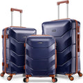TSA Lock Travel 3 Piece Luggage Set
