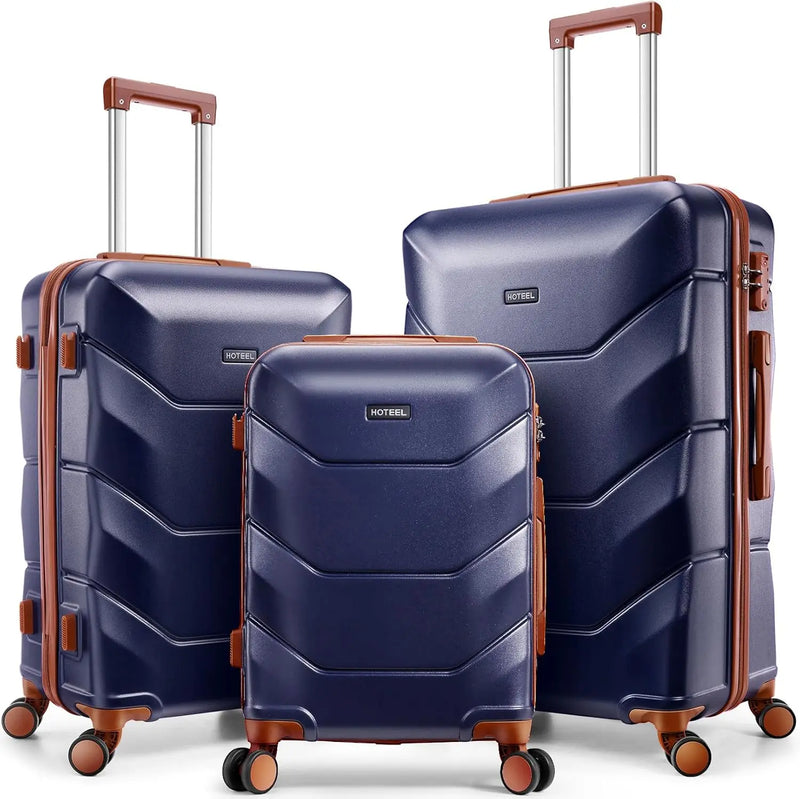 TSA Lock Travel 3 Piece Luggage Set
