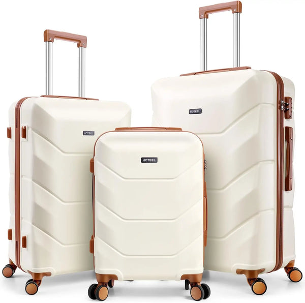 TSA Lock Travel 3 Piece Luggage Set