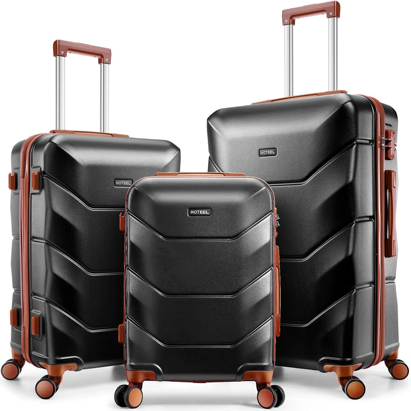 TSA Lock Travel 3 Piece Luggage Set