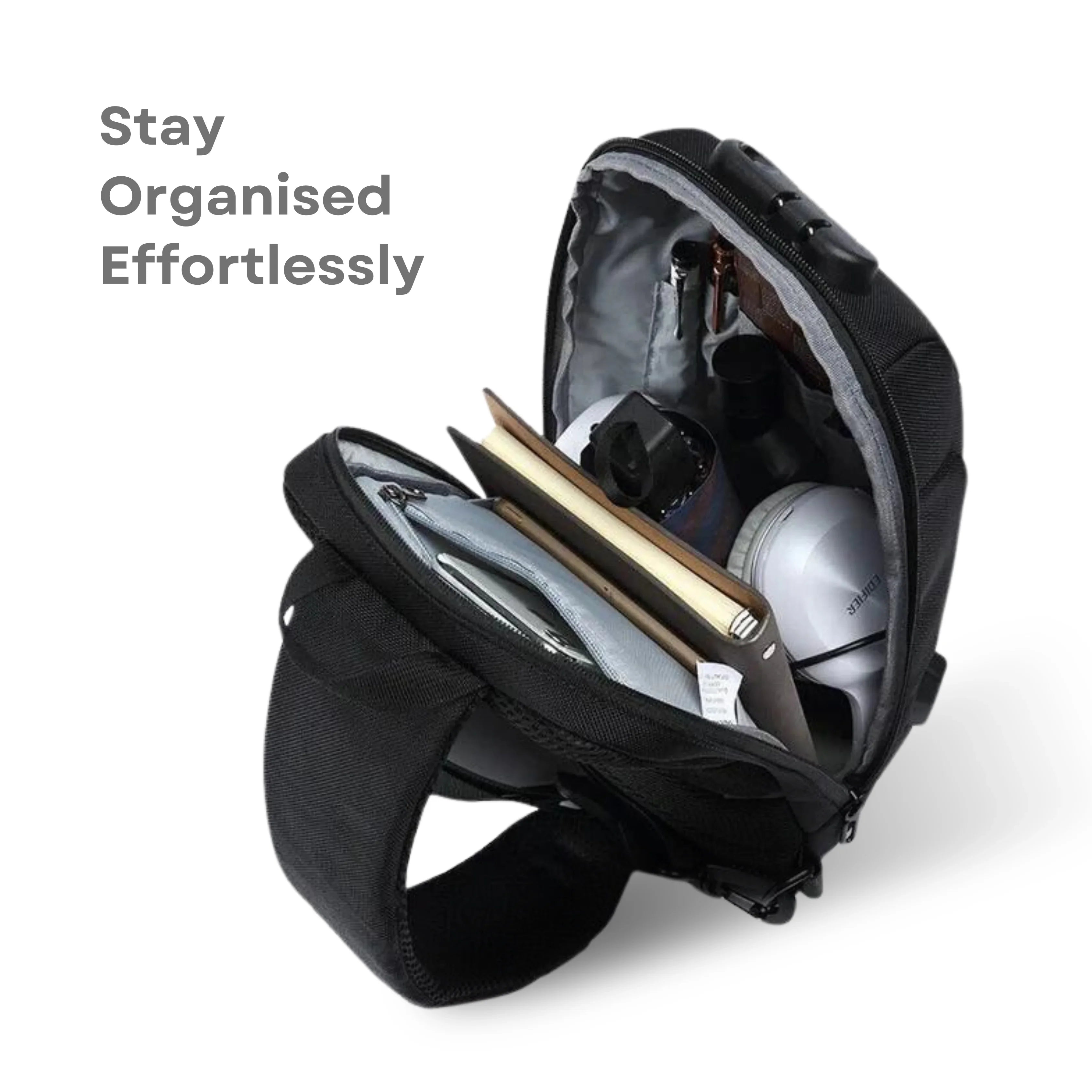 Anti-Theft Waterproof Crossbody Bag – Secure & Durable for Travel