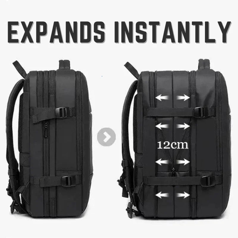 Expandable Business Travel Backpack – Durable & Waterproof