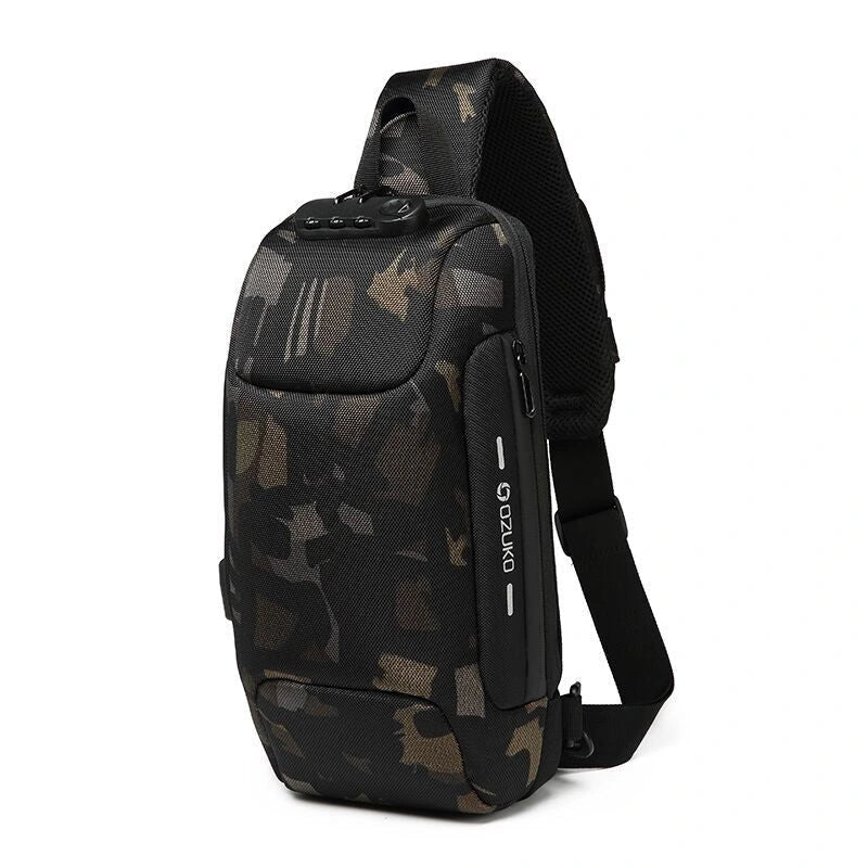 Anti-Theft Waterproof Crossbody Bag – Secure & Durable for Travel