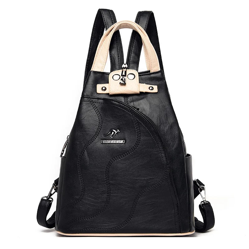 Travel Women Leather Backpacks