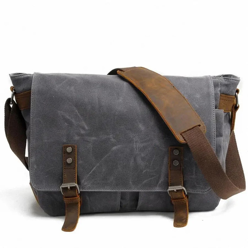 Thick Wax Canvas Crossbody Bag