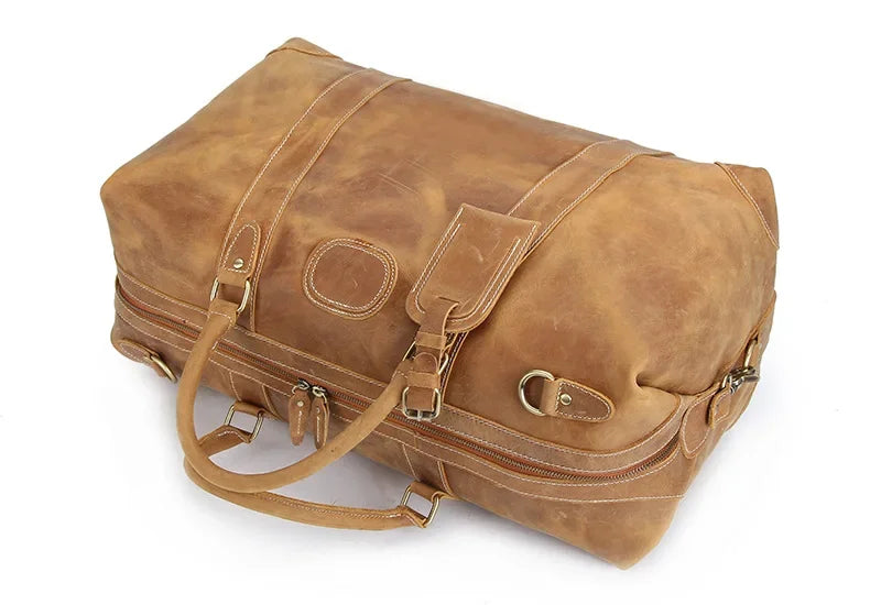 Vintage Crazy Horse Travel Bag