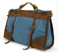 Men’s Vintage Canvas & Leather Travel Bag