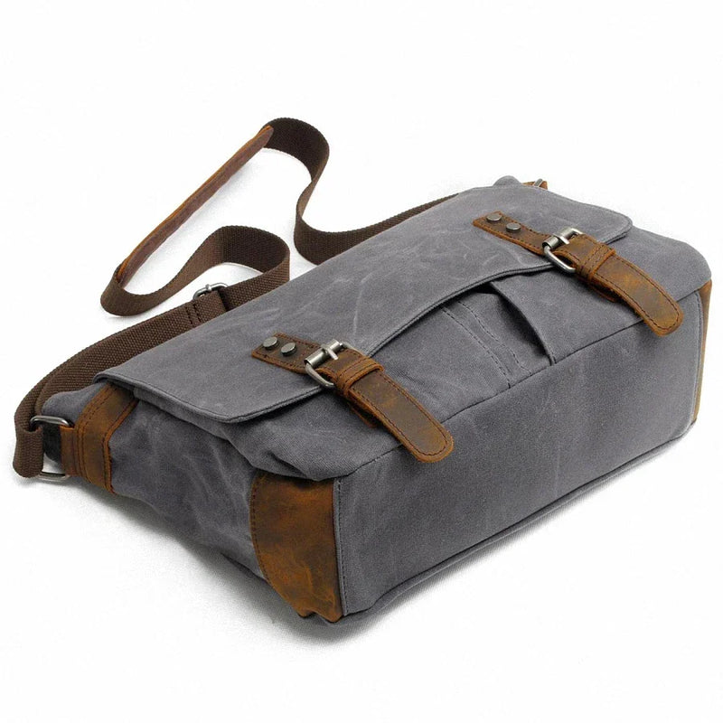 Thick Wax Canvas Crossbody Bag