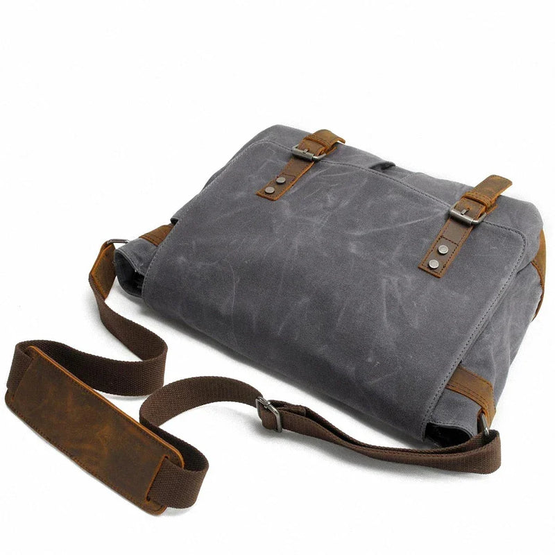 Thick Wax Canvas Crossbody Bag