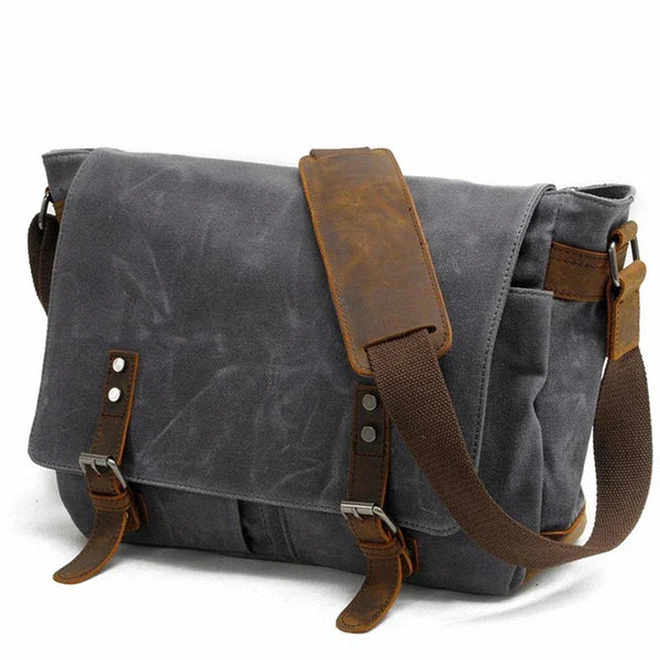 Thick Wax Canvas Crossbody Bag