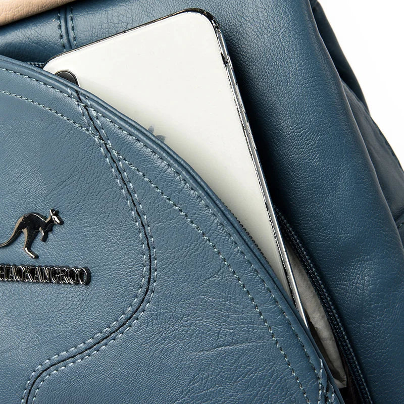 Travel Women Leather Backpacks