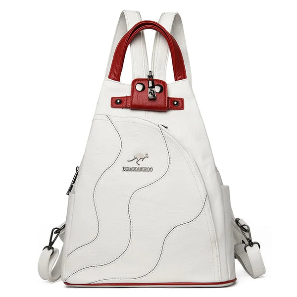 Travel Women Leather Backpacks