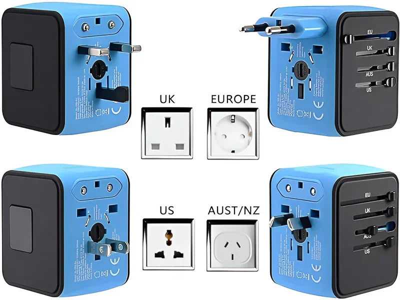 Universal Travel Adapter – Compact & Multi-Port
