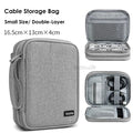 Double-Layer Electronics Organizer Bag