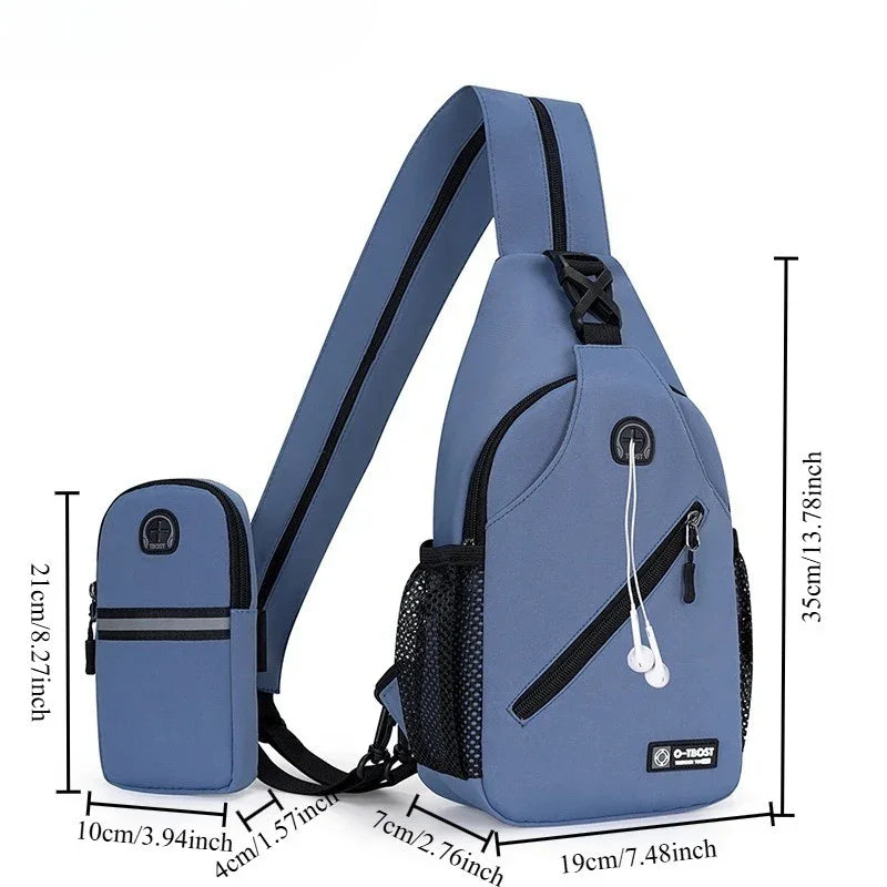 Fashionable Multifunctional Crossbody Bag