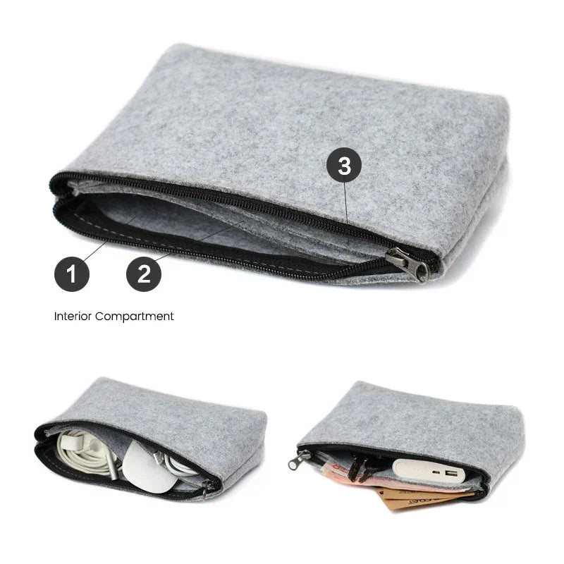 Zipper Power Bank Storage Bag