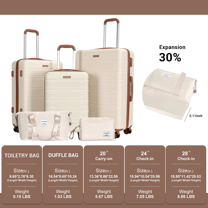 TSA Lock Spinner Wheel Luggage Set