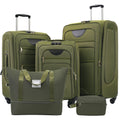 Expandable 5 Piece Set Luggage