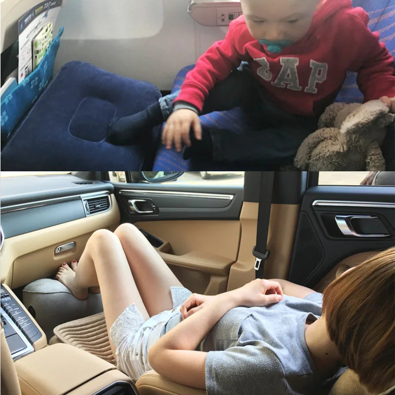 Travel Car Inflatable Foot Pad
