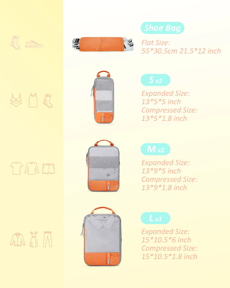 Compression Packing Cubes Set
