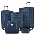 Expandable 5 Piece Set Luggage