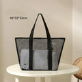 Transparent Mesh Cosmetic Tote Bag