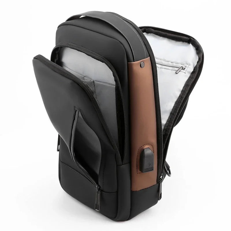 Anti-Theft Password Lock Crossbody Bag