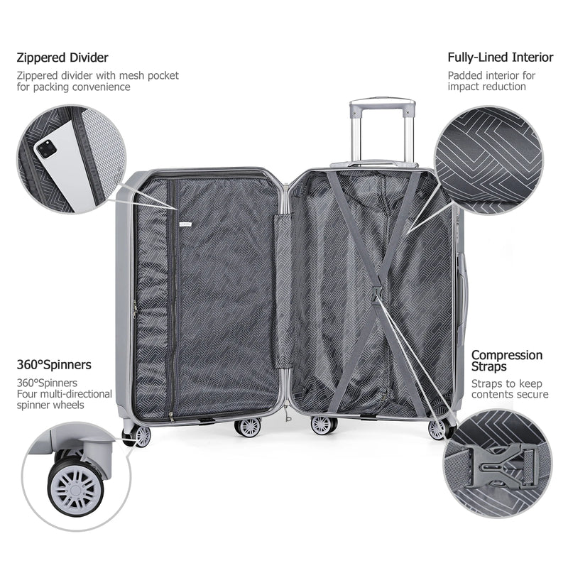 Business Trip ABS Travel Luggage Set
