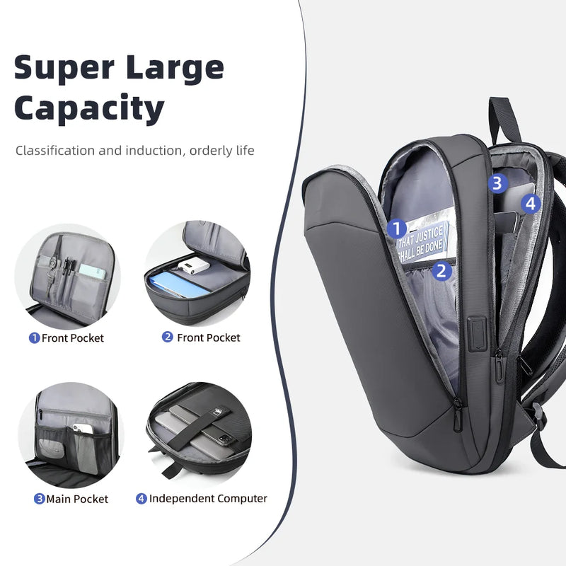 Expandable Waterproof Travel Backpack