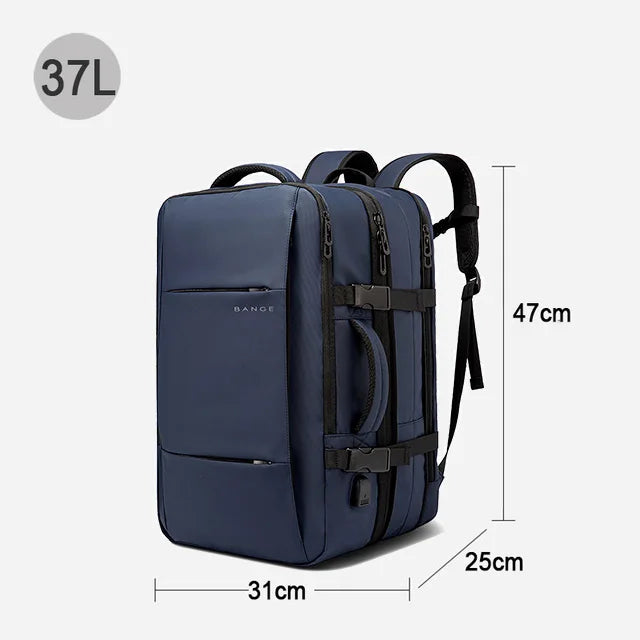 BExpandable USB Travel Backpack