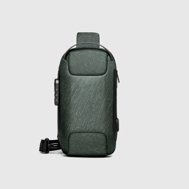 Men'S Usb Crossbody Bag