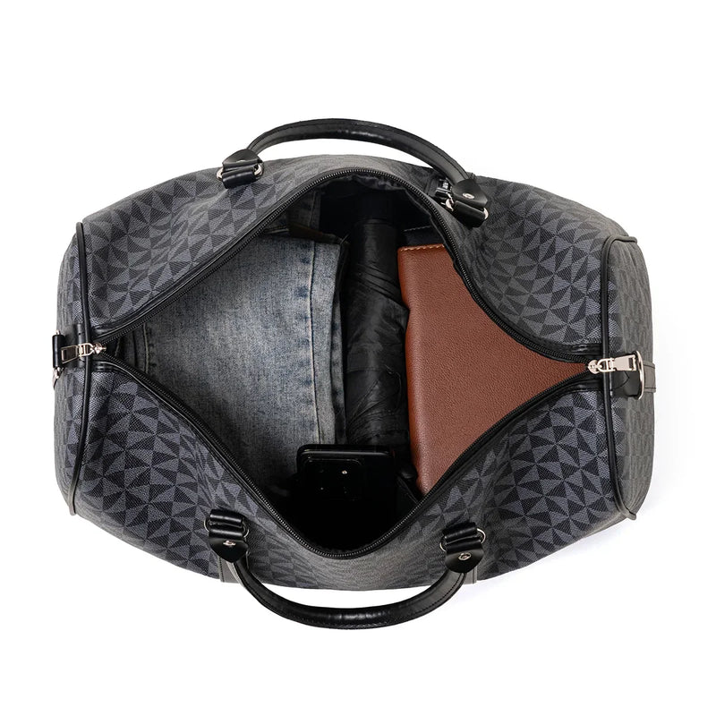 Black Large-Capacity Men's Travel Bag
