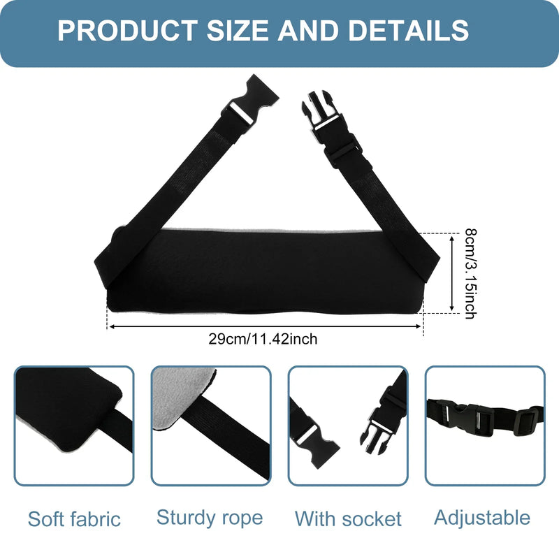 Head Support Strap Adjustable Travel Band