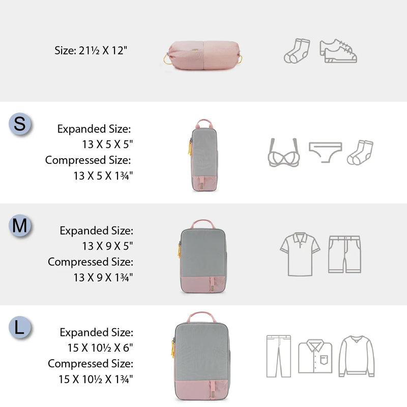 Compression Packing Cubes Set
