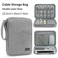 Double-Layer Electronics Organizer Bag