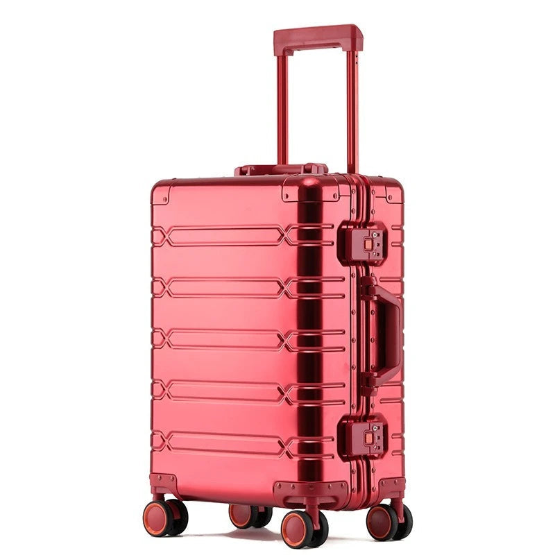 Magnesium alloy travel luggage