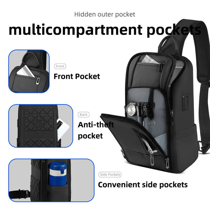 Anti-theft Waterproof Crossbody Bag