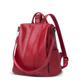 Soft Leather Stitching Shoulder Bag