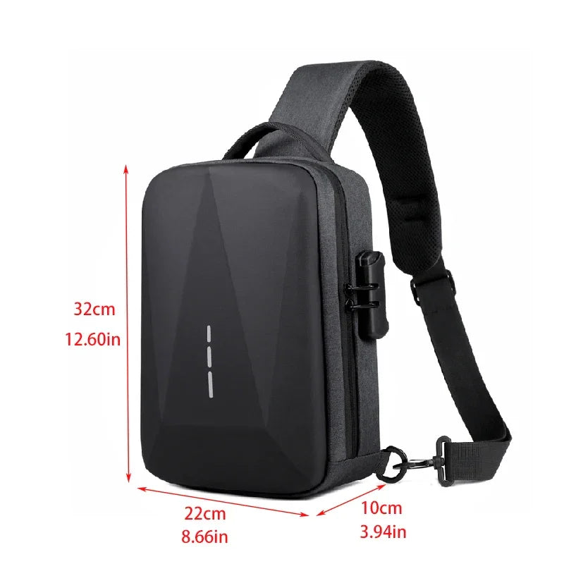 USB Charging Crossbody Bag