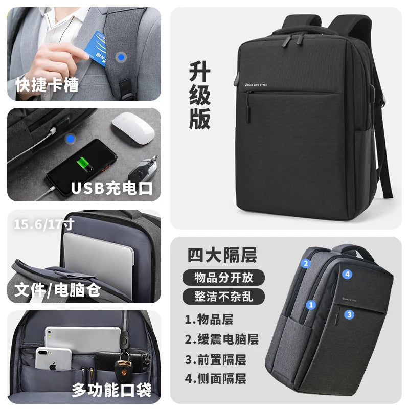 Laptop Sturdy College Rucksack Bag