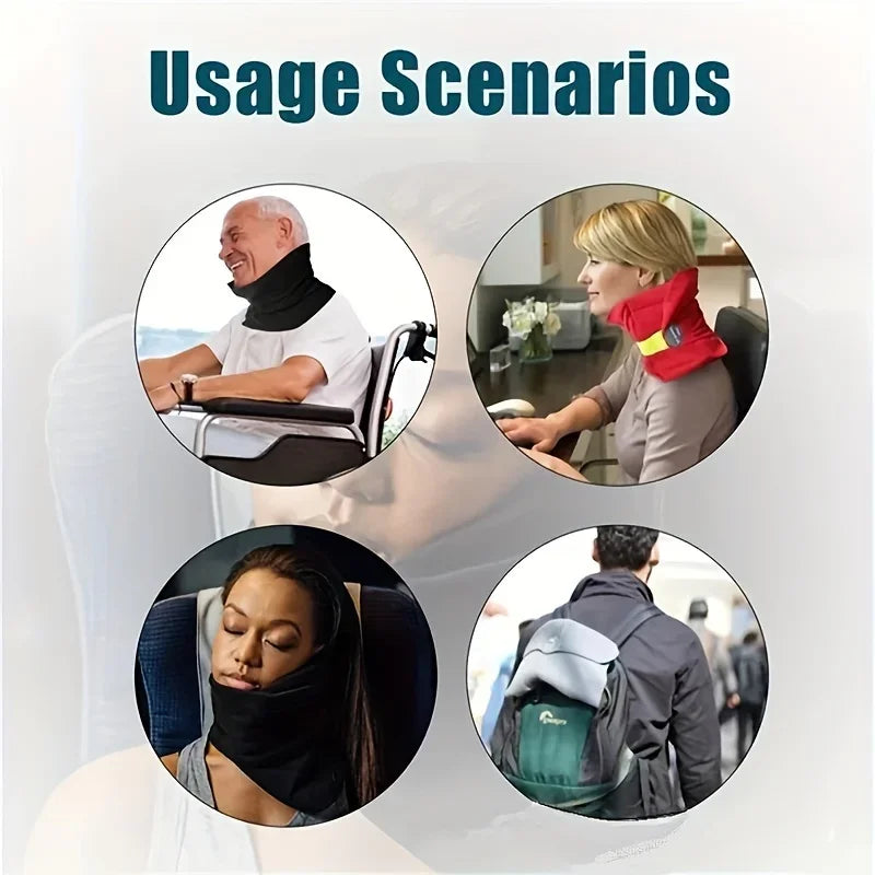 soft neck support airplane travel pillow