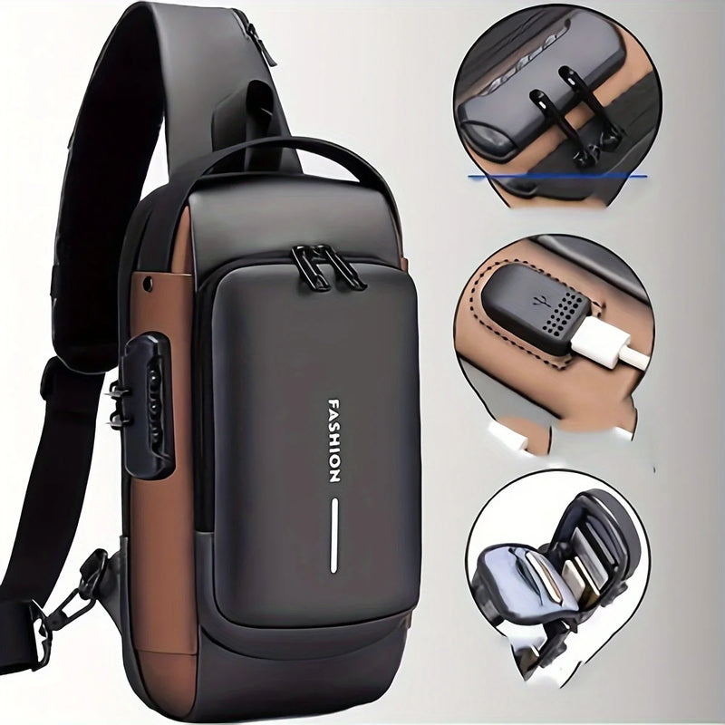 Anti-theft Password Lock Chest Bag