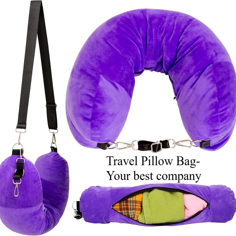 Self Filling Travel Neck Pillow