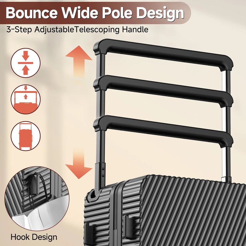 Hard Shell  360°Spinner Wheels Suitcase