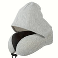 Hooded U-Shaped Travel Pillow